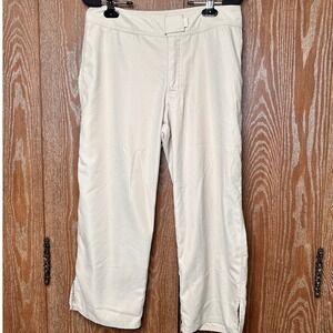 Patagonia Womens Pants‎ Size 8 Beige Cropped Hiking Outdoor Casual Activewear